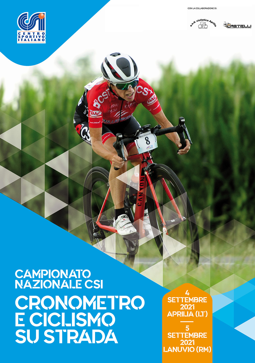 Campionato Nazionale di Ciclismo Crono e Strada – Aprilia e Lanuvio, 4-5 settembre 2021