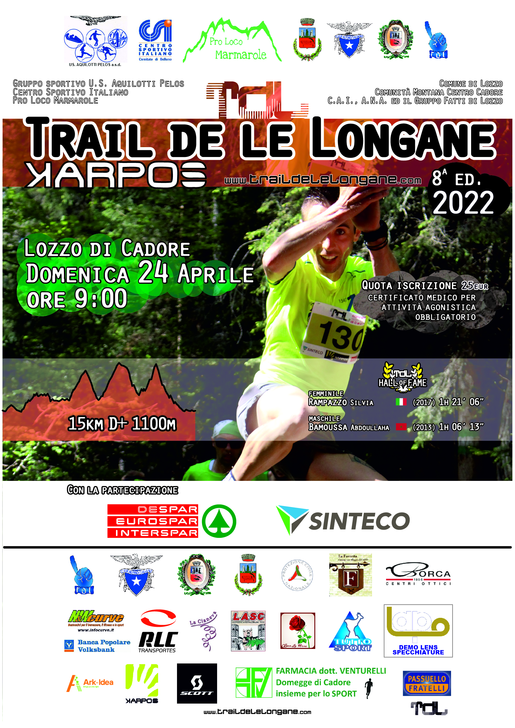 Trail de le Longane 24/04/2022